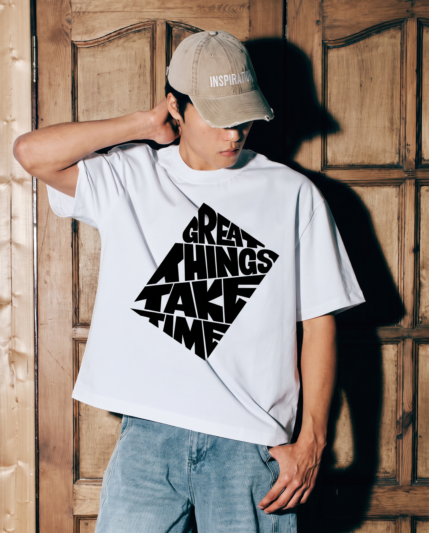 KARMAA Great Things Oversized T-shirt