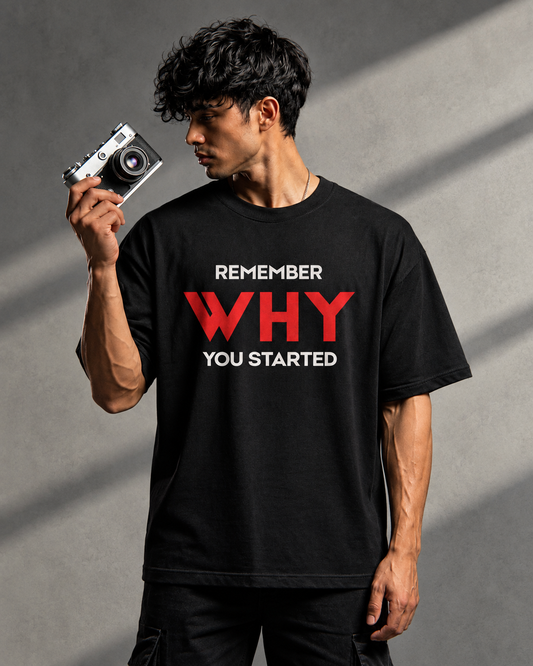 Remember Why Oversized T-Shirt – Wear Your Karmaa