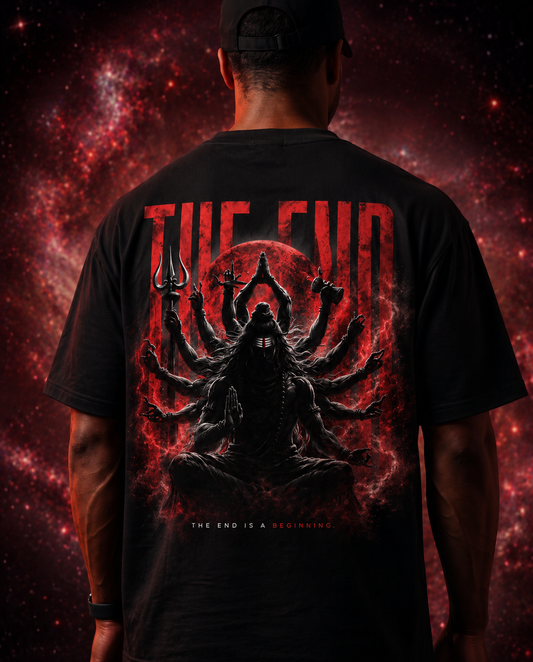 Shiva Oversized T-Shirt – Wear Your Karmaa