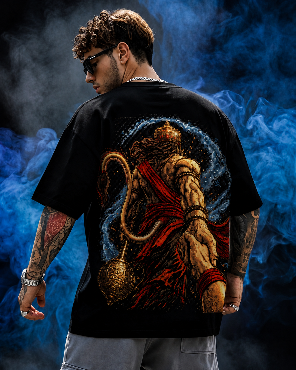 Hanuman Oversized T-Shirt – Wear Your Karmaa
