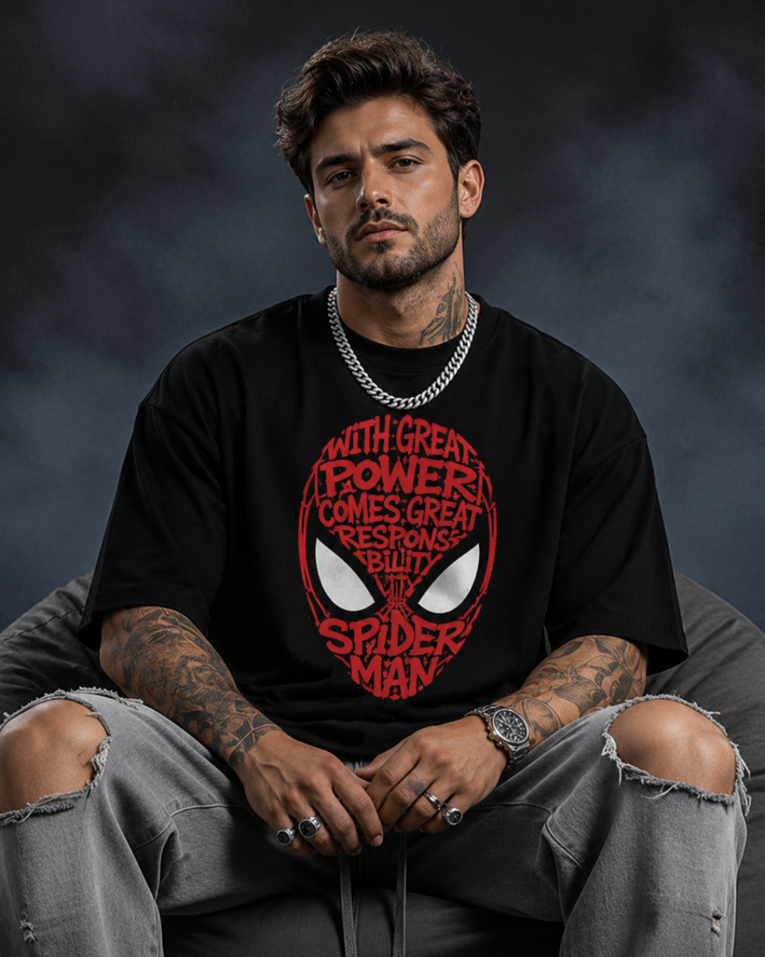 Spiderman Oversized T-Shirt – Wear Your Karmaa