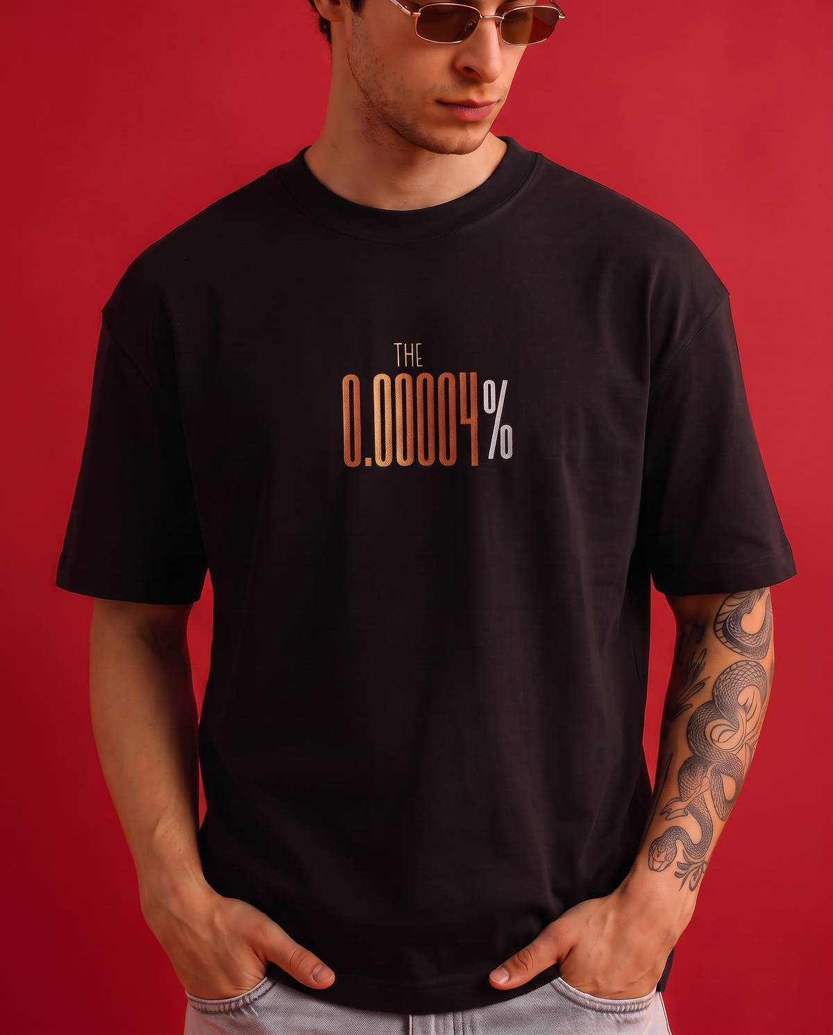 The 0.0004% Oversized T-Shirt – Wear Your Karmaa