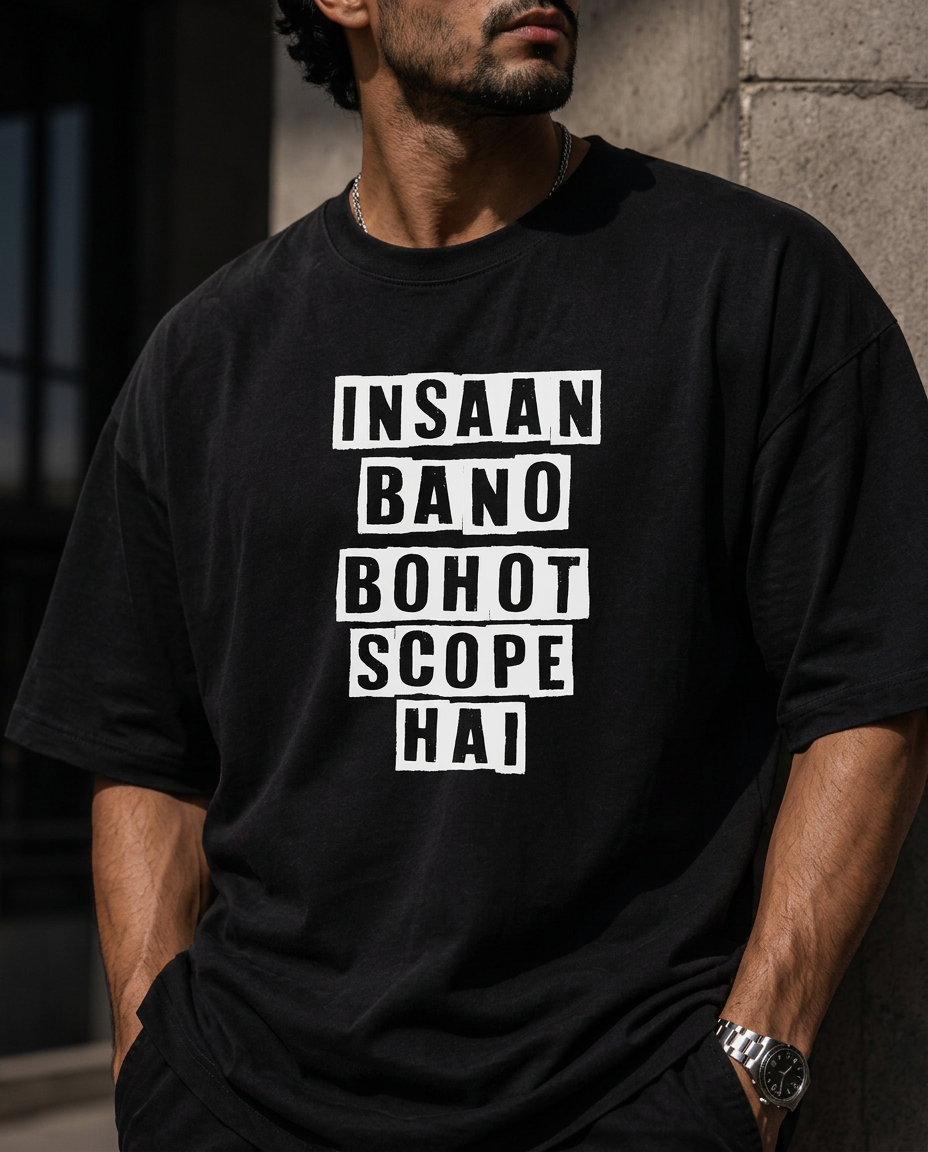 Insaan Bano Oversized T-shirt