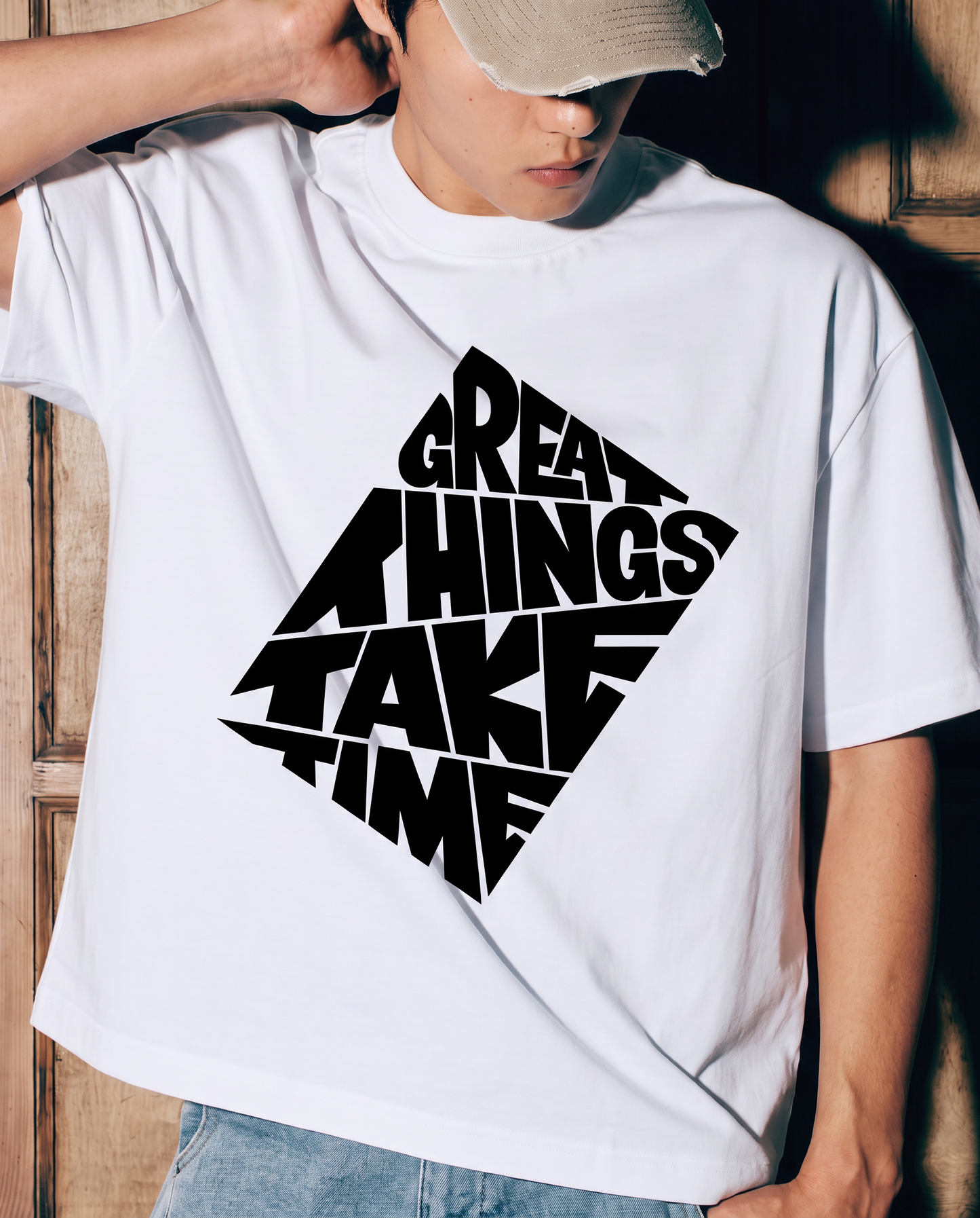 KARMAA Great Things Oversized T-shirt